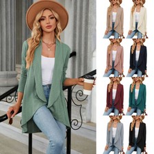 UK Ladies Waterfall Cardigans