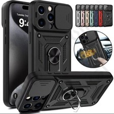 Case For iPhone 16e 16Pro Max, 15,14 13Pro 12 11 XR SE 16 17 Pro Shockproof Ring