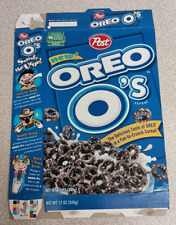 NEW Oreo O's Cereal Box Oreos Cookies Post 1998 Empty Vintage