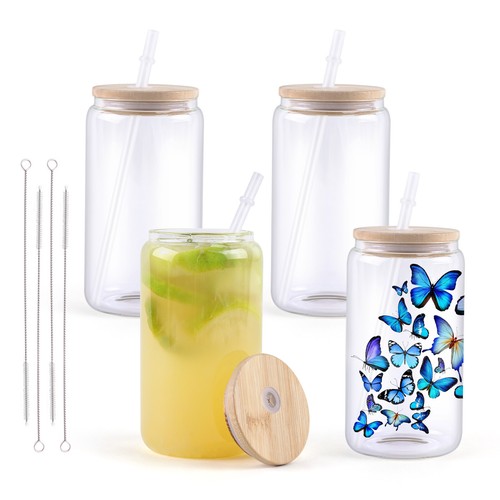 16oz clear sublimation glass - clear,