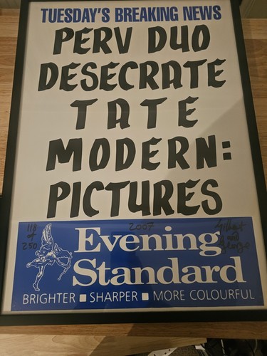 Gilbert and george desecrate - gilbert,