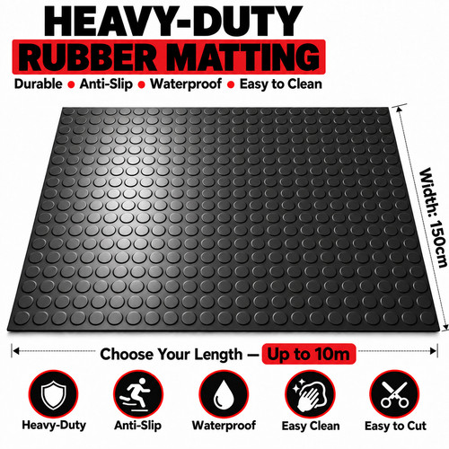 Heavy duty rubber matting - duty,