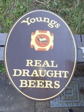 Original Youngs Brewery wooden