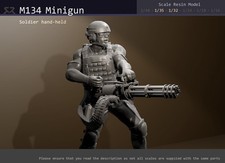 Modern Soldier with M134