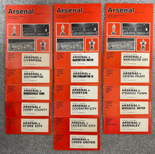 Arsenal Home Football Programmes - 16 Various From 1971-72 - Job Lot