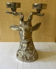 Laura Ashley Stag's Head Metal Tea Light Holder.