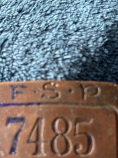 Vintage Dublin Tram Drivers PSV Badge 