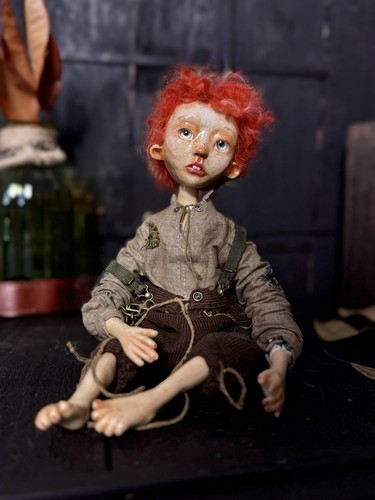 Artist ooak posable doll - ooak, boy