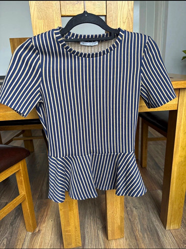 Zara women navy white - zara, navy/white
