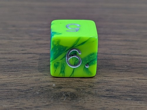 Six sided dice - six-sided, 14-16mm