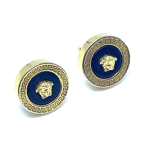 Versace hoop stud earrings - hoop,