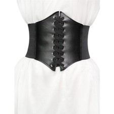 Women Ladies Wide Corset Belt Cincher Waist Belt Elastic Stretch Body Shapewear