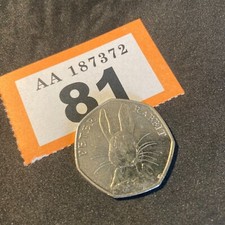 🐰 Peter Rabbit 50p Coin