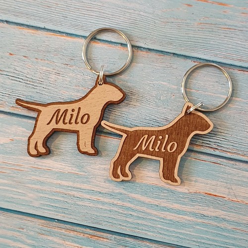 Personalised wooden bull - wooden,