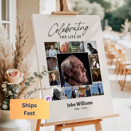Personalised memorial collage - personalised,