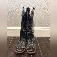 Corral Black Leather Western