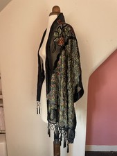 Silk Velvet Devoré Beaded