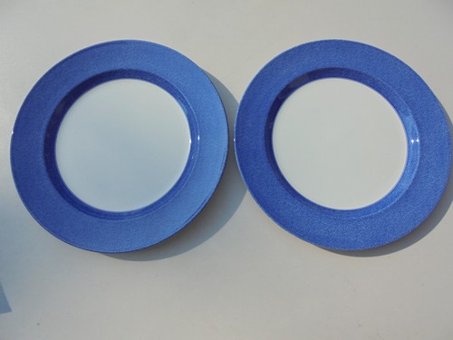 Pair spode blue vermicelli - pair,