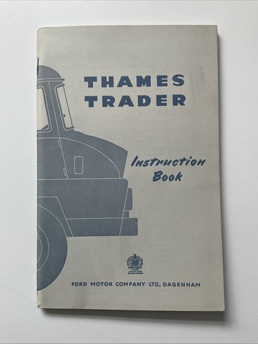Ford thames trader instruction - thames,