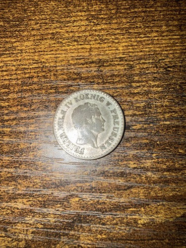 Silver dime coin prussia - 1,
