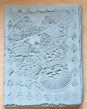 Harlequin Jester Panel Cling Rubber Stamp - Approx 10.5cm x 8cm