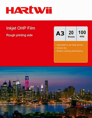 20sheets inkjet ohp film - a3,