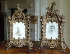 Cast iron Cherub photo frames French Rococo Antique STUNNING