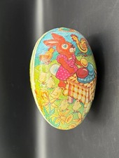 Large Vintage Papier Mache Easter Egg Shell West Germany