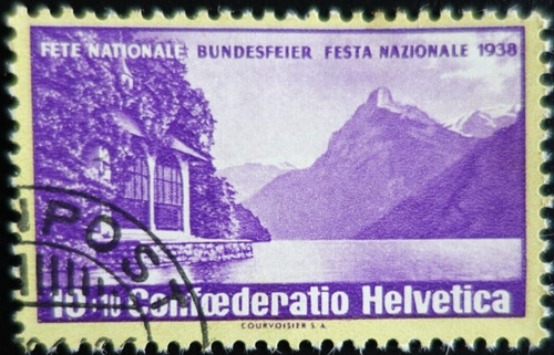 Stamp switzerland 311 - of,