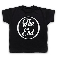 THE END MOVIE SLOGAN FILM ENDING CREDITS RETRO KIDS CHILDS T-SHIRT