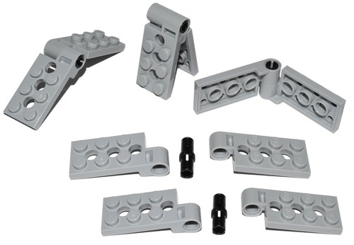 Lego hinge swivel 2x3 plate - 2x3, (5