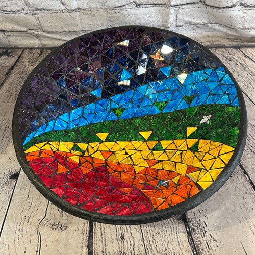 35cm rainbow stars - rainbow, round