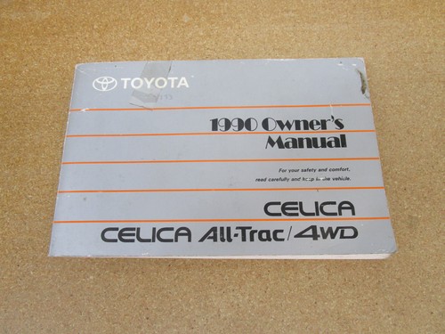 1990 toyota celica owners - 1990,