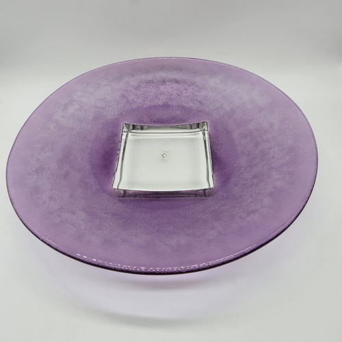 Cive italian art glass charger - italian,
