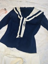 Nautical Chic Navy Knit