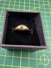 Vintage 9 carat Yellow Gold  Gypsy / Pinky Ring 1.8g