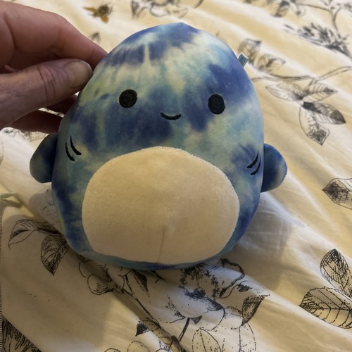 Tie dye shark - , squishmallow