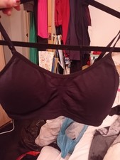 Black Stretch Bra Size Xl Worn
