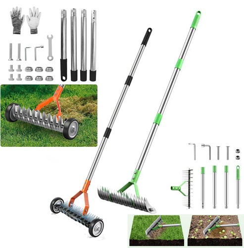 Lawn aerator scarifier - aerator,