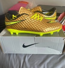 Nike Hypervenom Yellow And