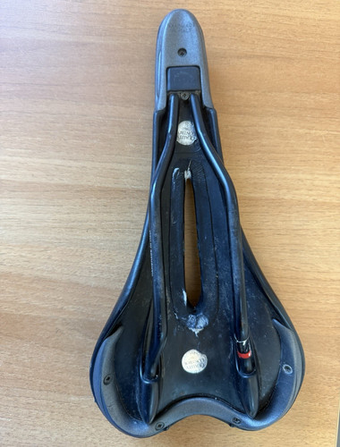 Black leather selle - leather,