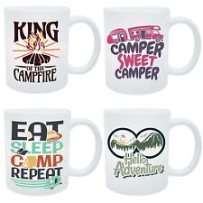 Novelty Camping Mugs Campers/Motorhome Owners Gifts/Supplies/Essentials/Basics