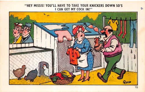 Sapphire comic postcard quip - sapphire,