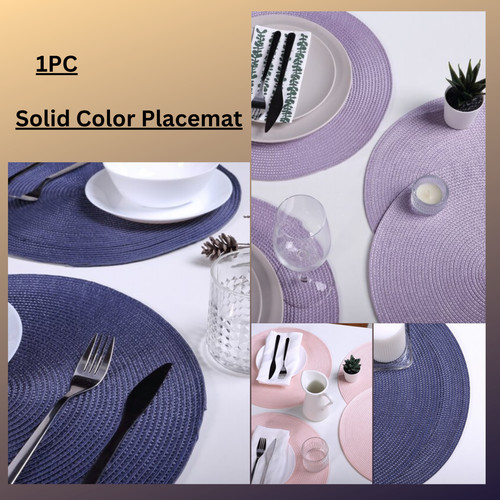 Table place mats round - place,