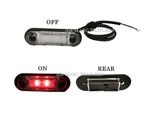 Red hella style led flush - led,