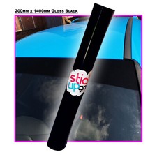 8" Gloss Black Windscreen Sun