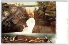 Solomon's Falls, Wilkes-Barre, Pennsylvania (1910) - Antique Postcard