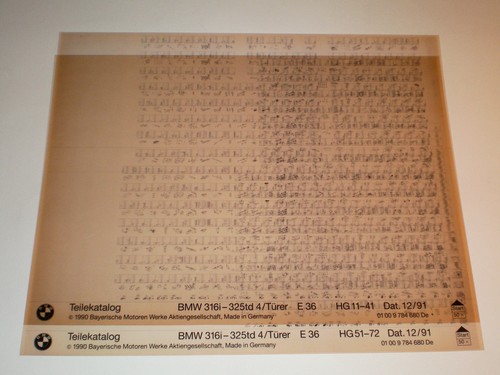 Microfiche spare parts catalog - microfiche,