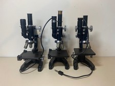 Cooke Troughton & Simms Rotating Stage Microscope x 3 Job Lot - W/ 10x, 40x Lens