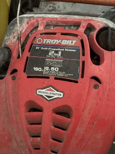 Troy bilt self - troy-bilt, self-propelled
